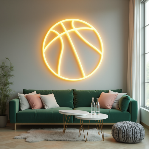 Basketball LED Neon Sign